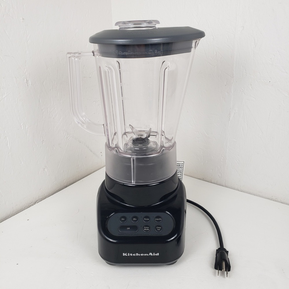KitchenAid 5-Speed Countertop Blender Black KSB1570OB 56oz Pitcher